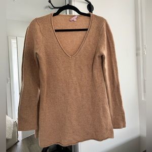 Camel Cashmere Sweater - Medium